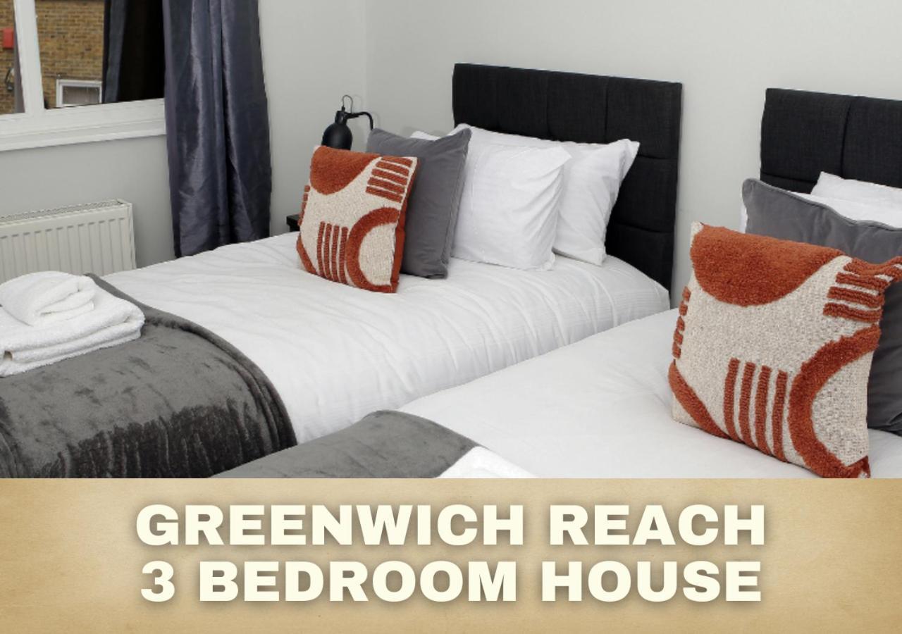 3-Bed House With Parking Near London O2 Lägenhet Exteriör bild